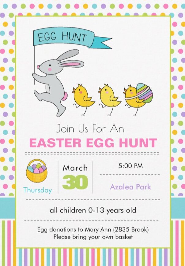 Easter Egg Hunt 3/30/23